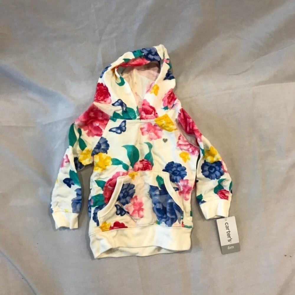 Carter's Girl's Infant Hoodie 6 Mos